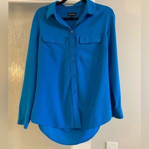 ZARA KHAKI MILITARY STYLE BLOUSE